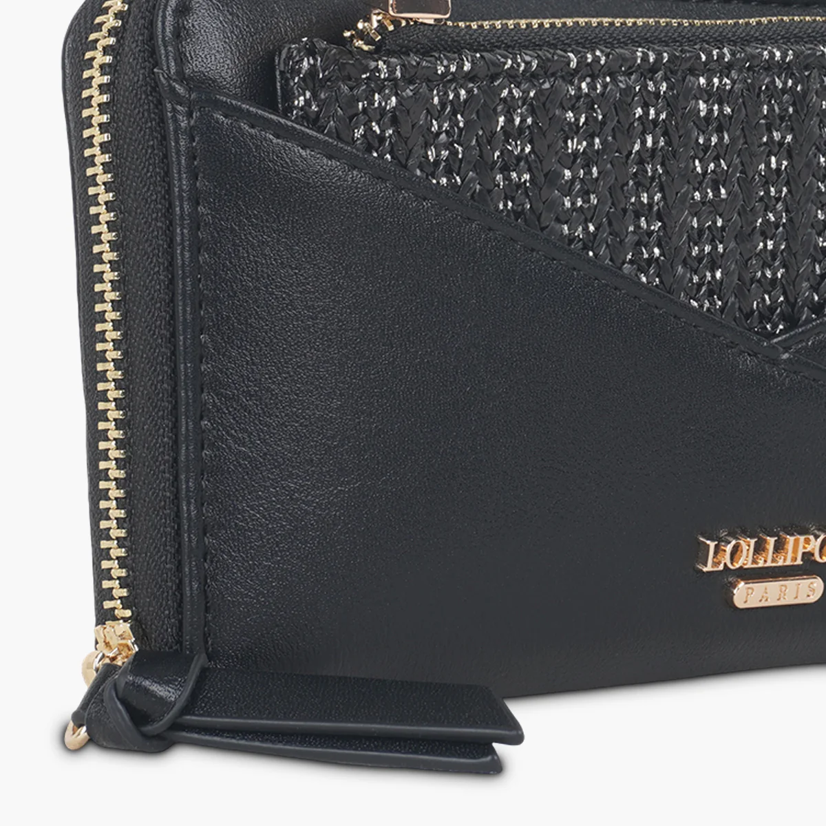 Grand portefeuille noir Saya - Image 6