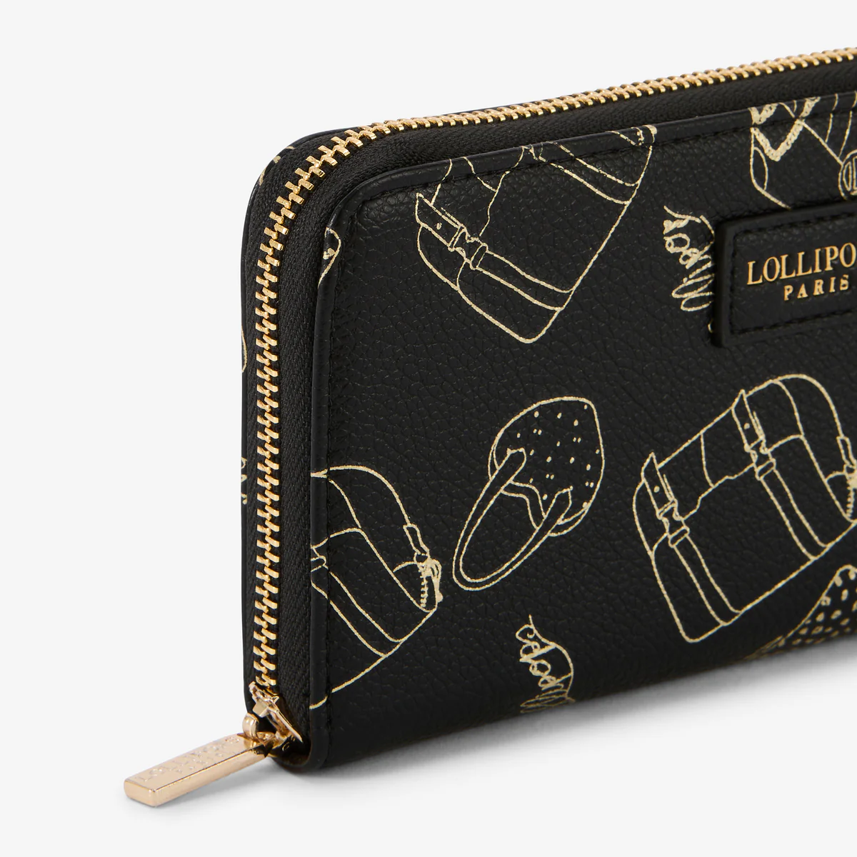 Grand portefeuille noir Sya - Image 5