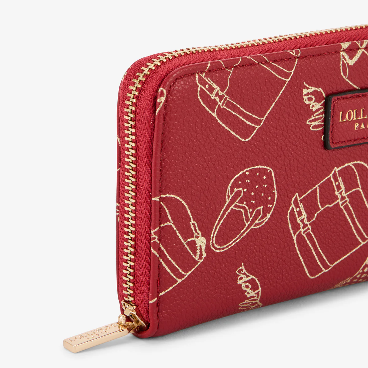 Grand portefeuille rouge Sya - Image 5