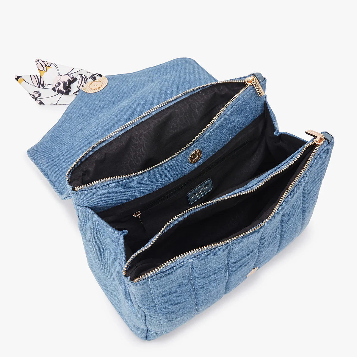 Grand sac bandoulière Lily bleu Lixa - Image 4