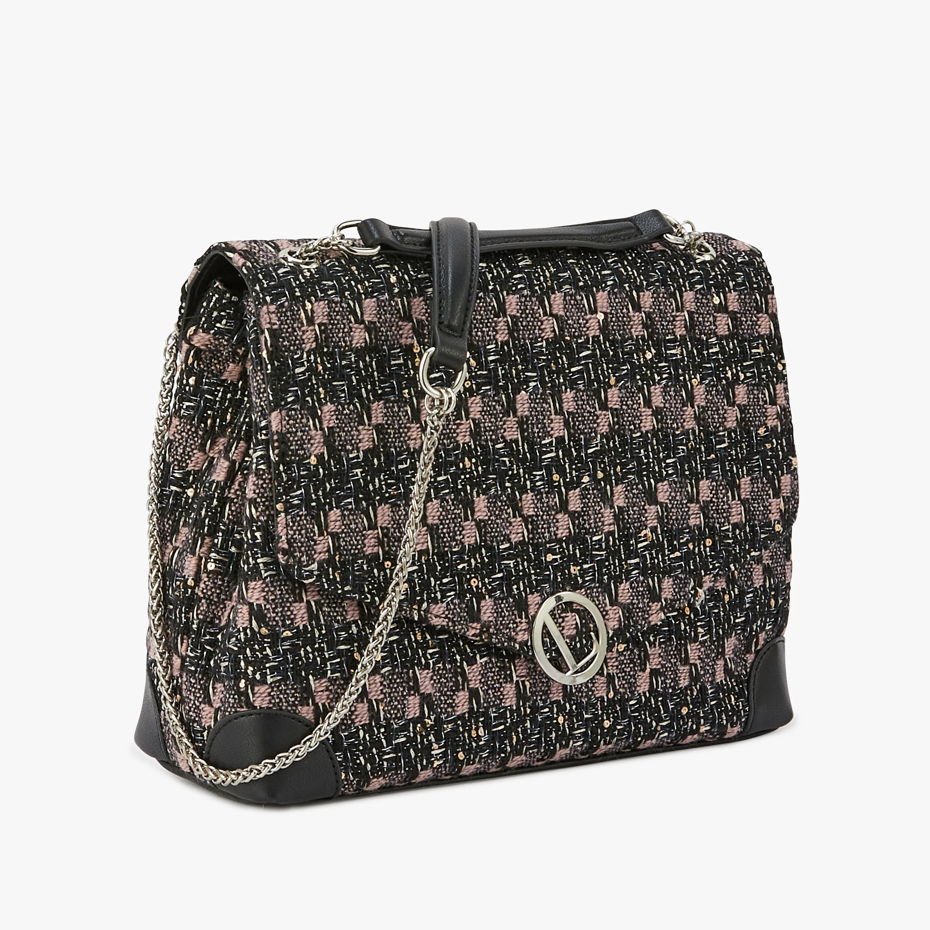 Grand sac bandoulière rose Modugno - Image 3