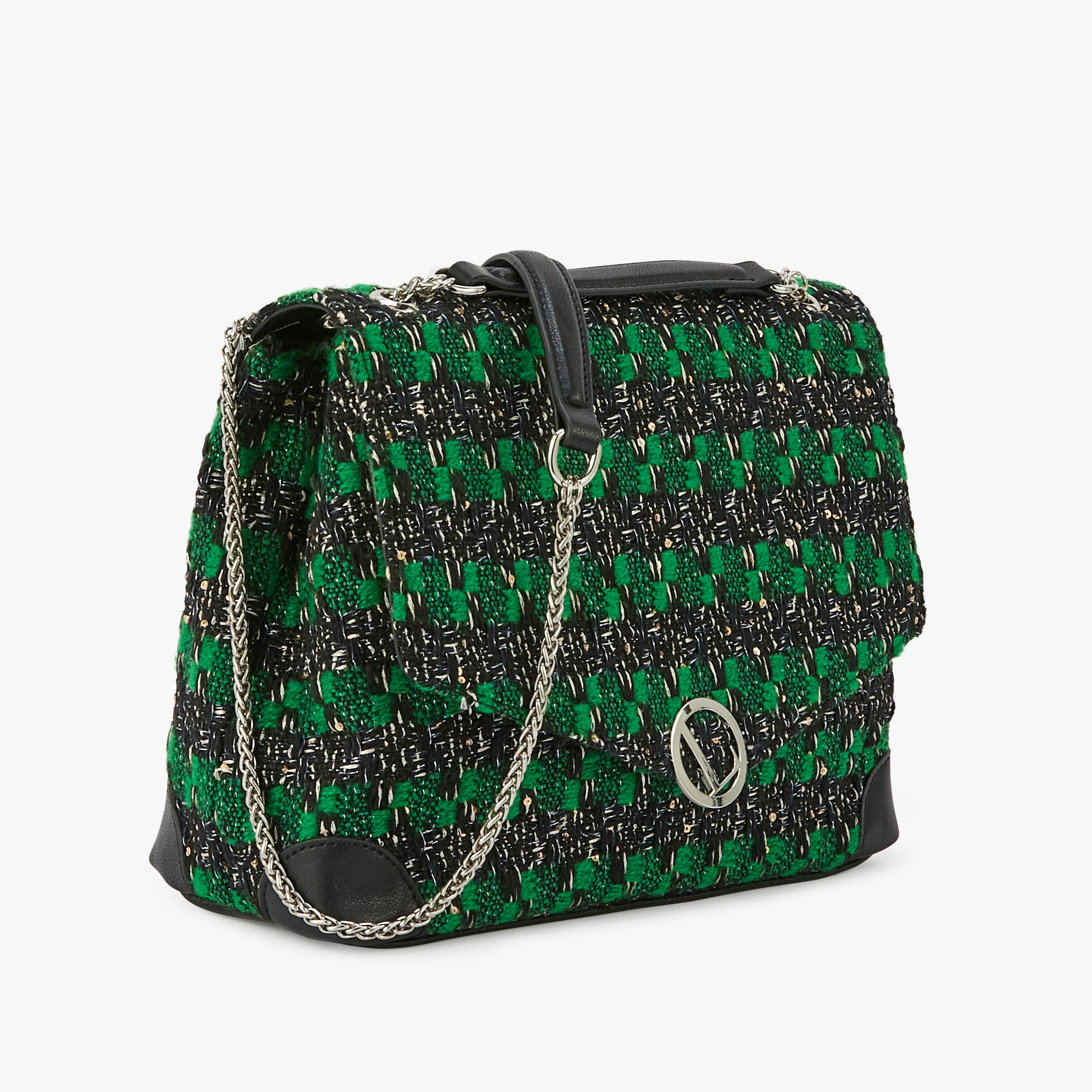 Grand sac bandoulière vert Modugno - Image 3