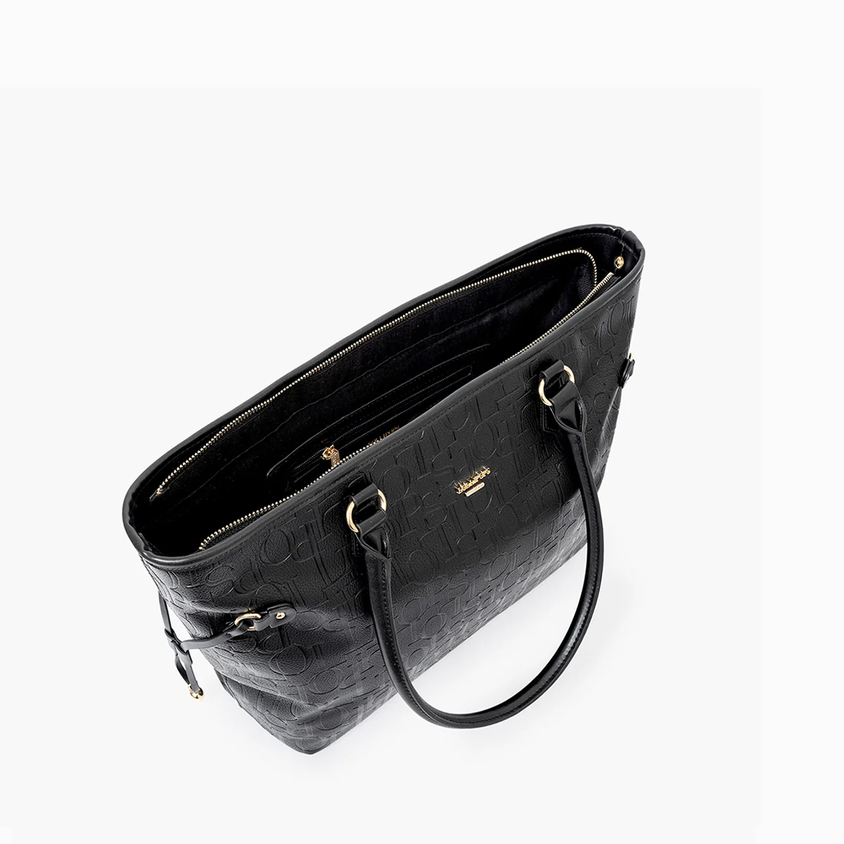 Grand sac shopper noir Sanja - Image 4