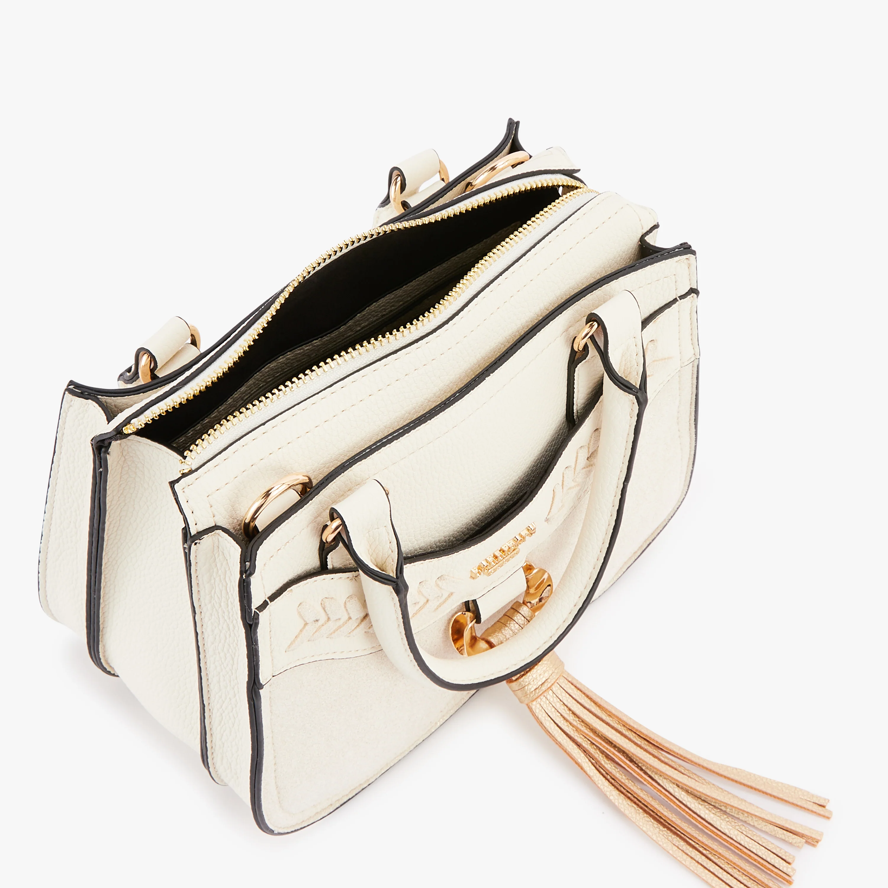 Petit sac à main ivoire Mace - Image 4