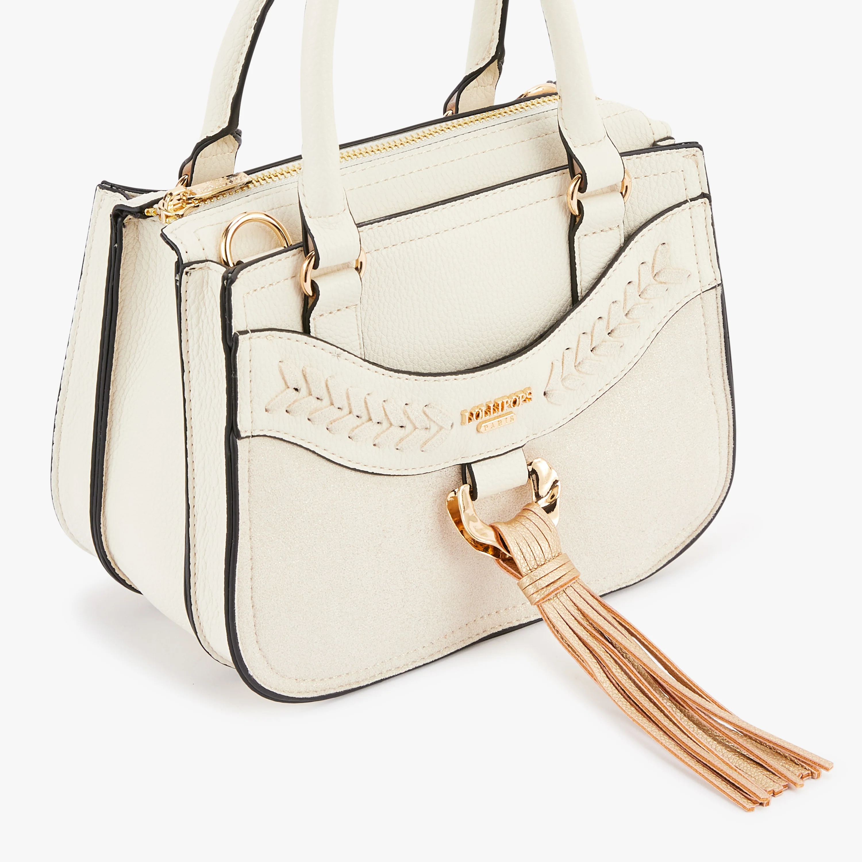 Petit sac à main ivoire Mace - Image 5