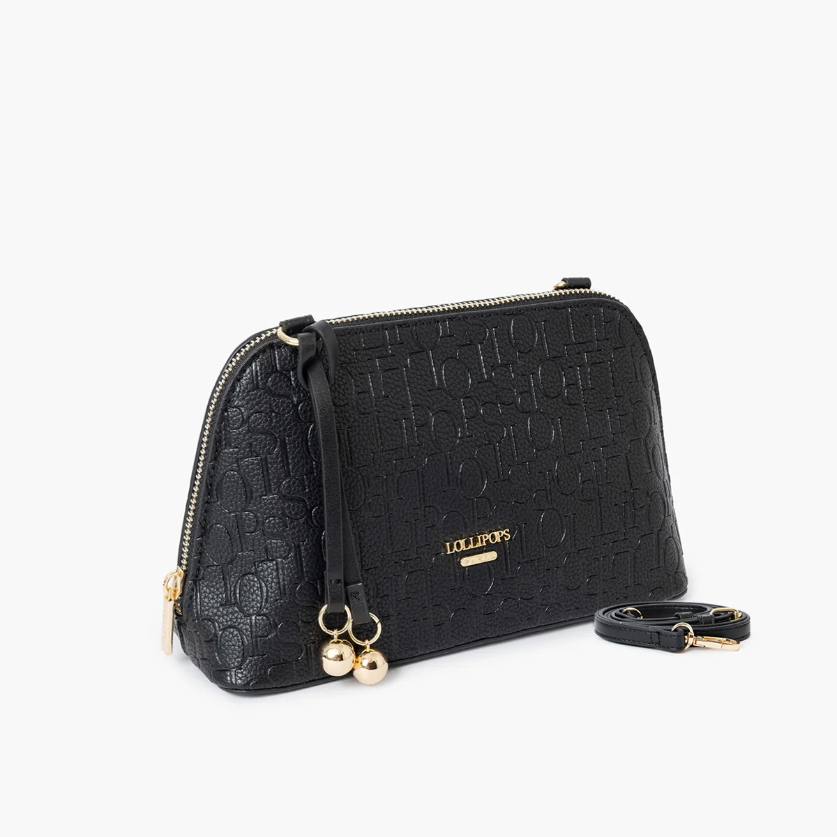 Petit sac porté épaule noir Sanja - Image 5