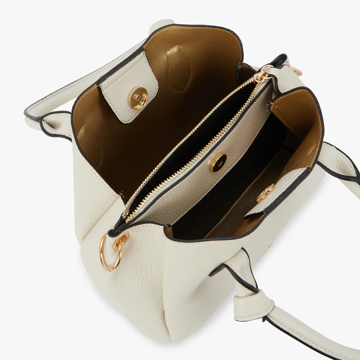 Petit sac shopper ivoire Narnin - Image 5