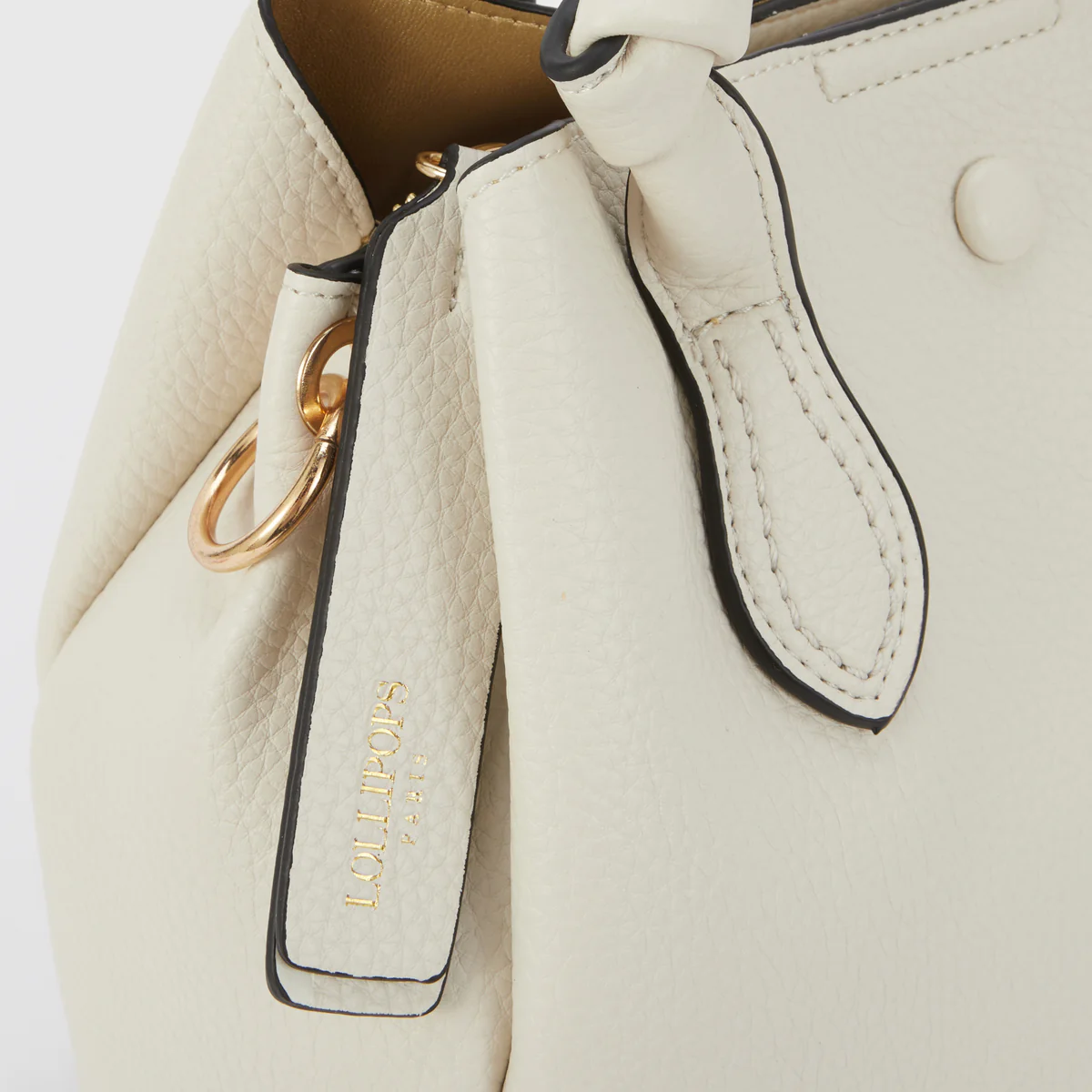 Petit sac shopper ivoire Narnin - Image 6