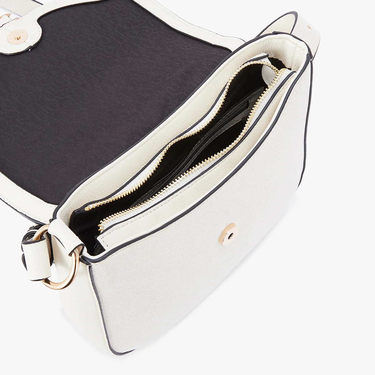 Sac bandoulière ivoire Mace - Image 4