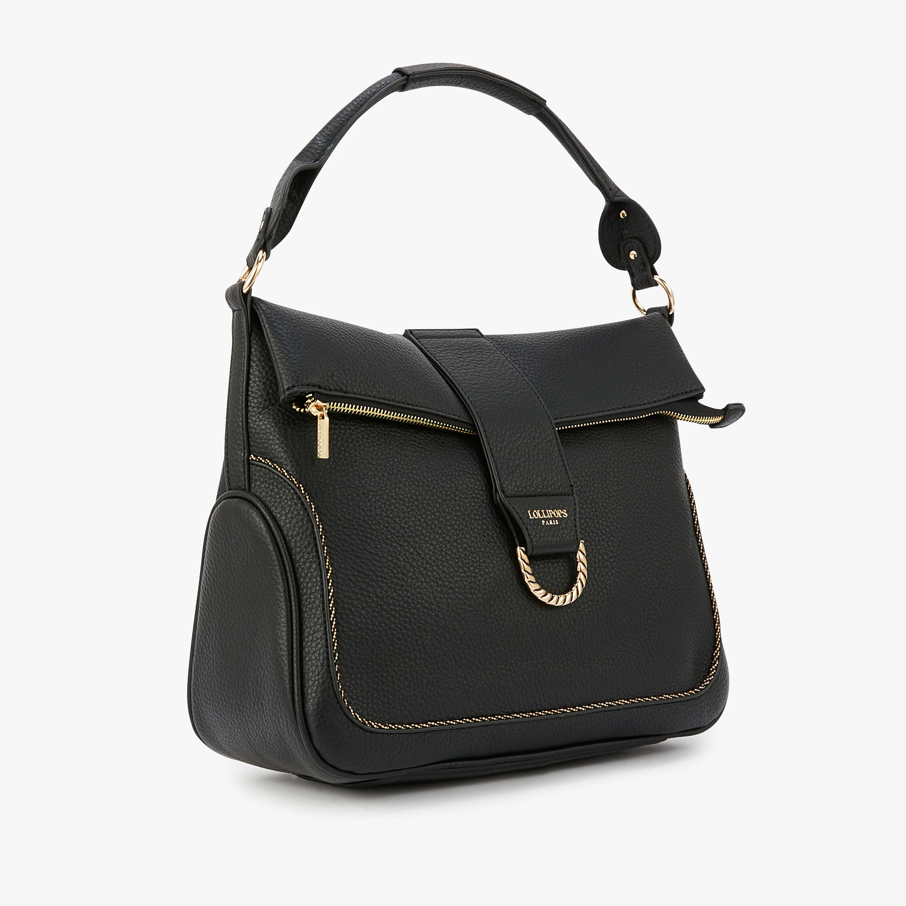 Sac hobo noir Maroco - Image 3