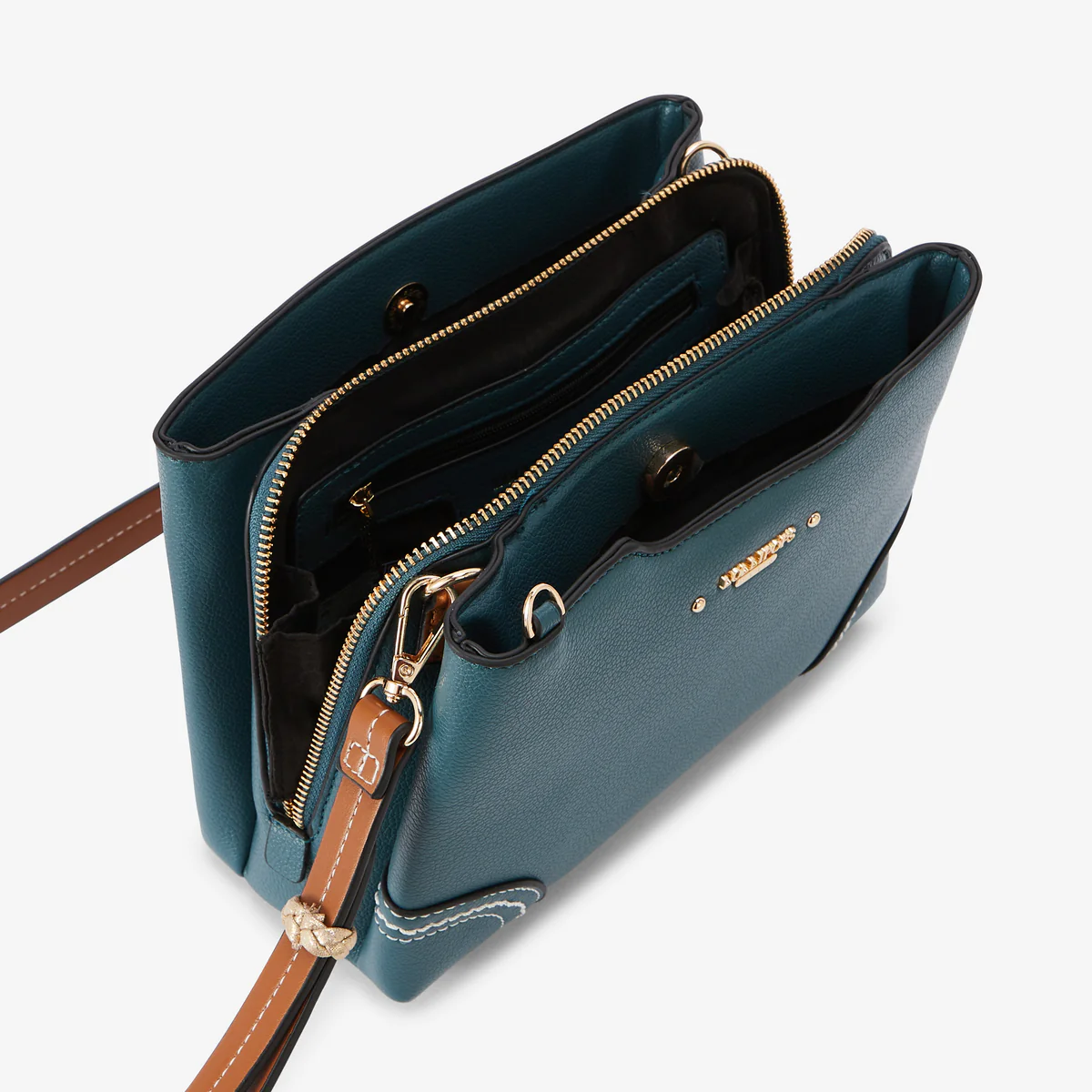 Sac multi poches bleu canard Ronnie - Image 4