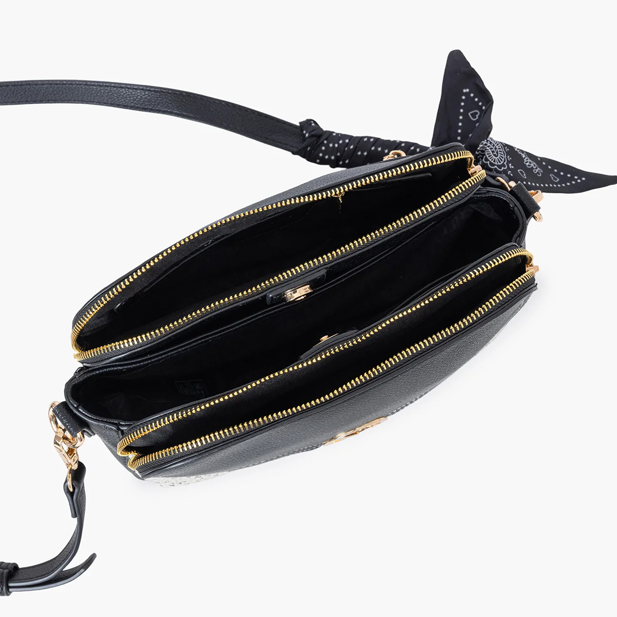 Sac multi poches noir Sade - Image 4