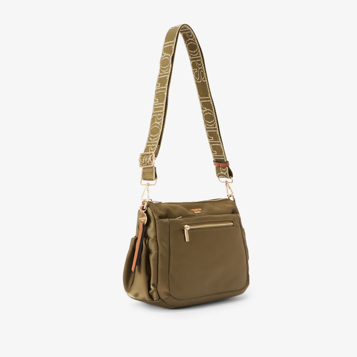 Sac porté épaule kaki Rosa - Image 3