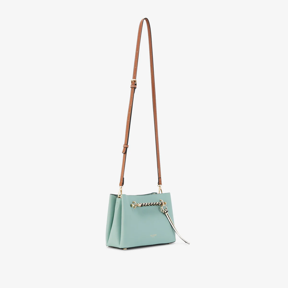 Sac porté épaule M vert aqua P-Kitami - Image 5