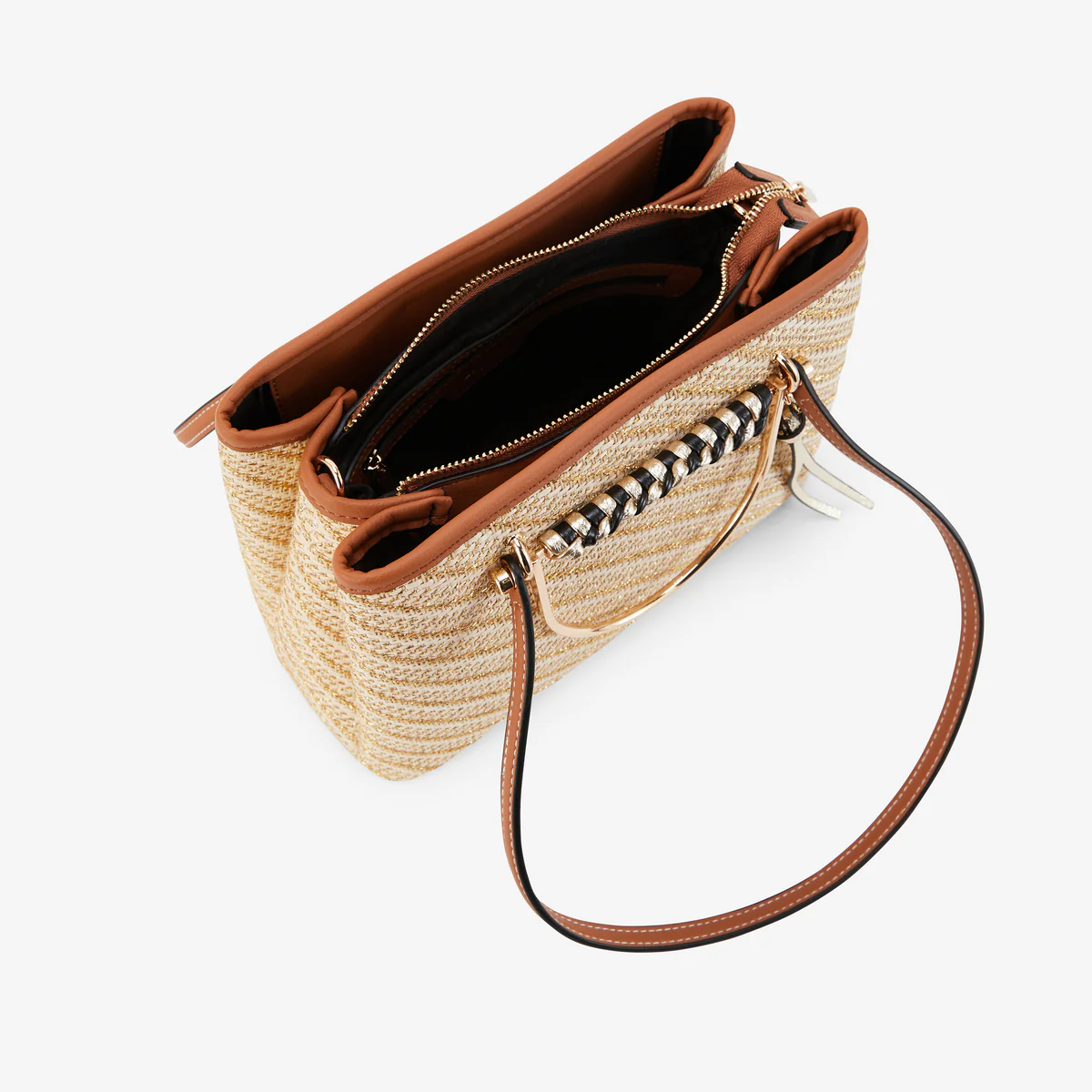 Sac shopper M doré P-Kitami - Image 4