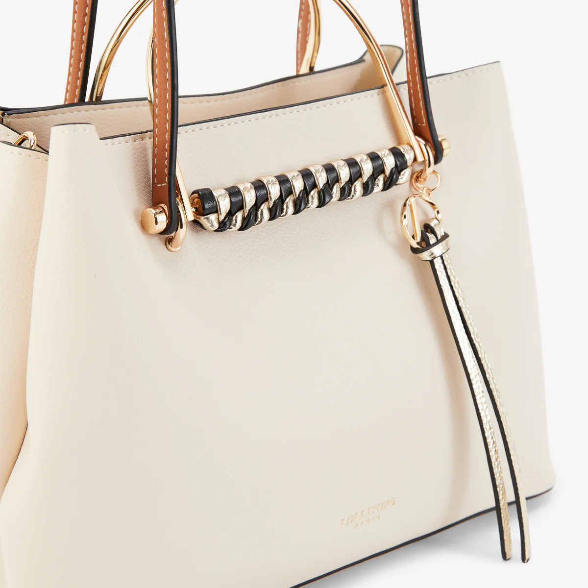 Sac shopper M ivoire P-Kitami - Image 3