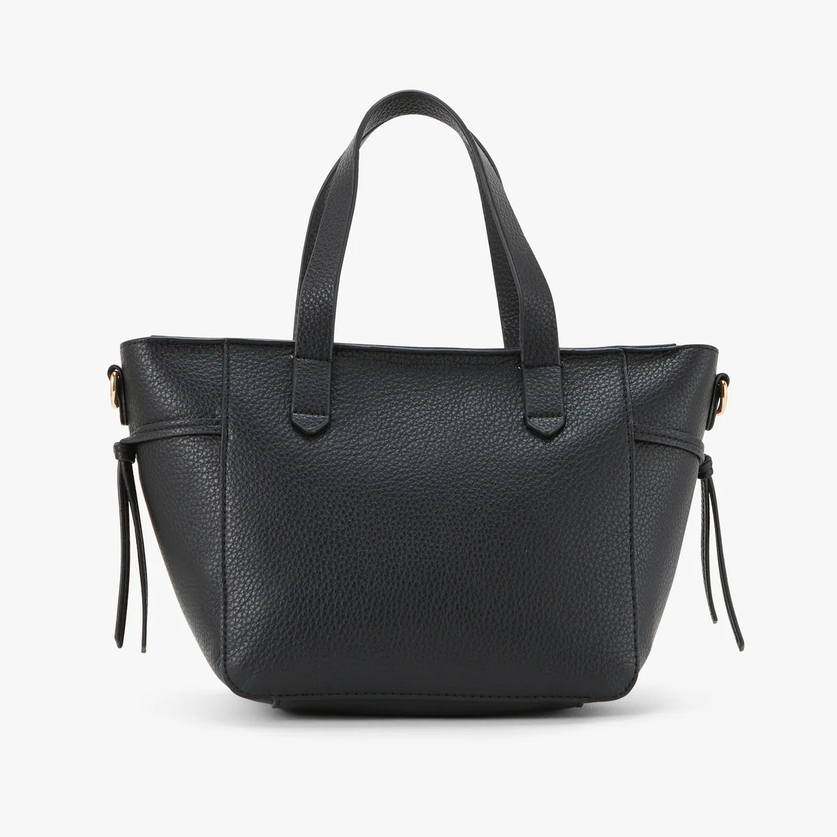 Sac shopper noir Pivoine - Image 3