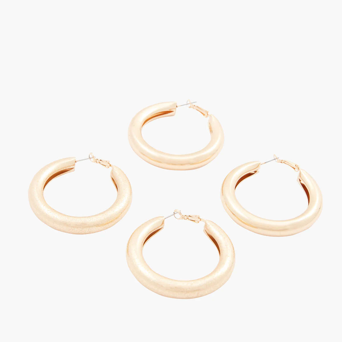 Set de larges créoles - Image 3